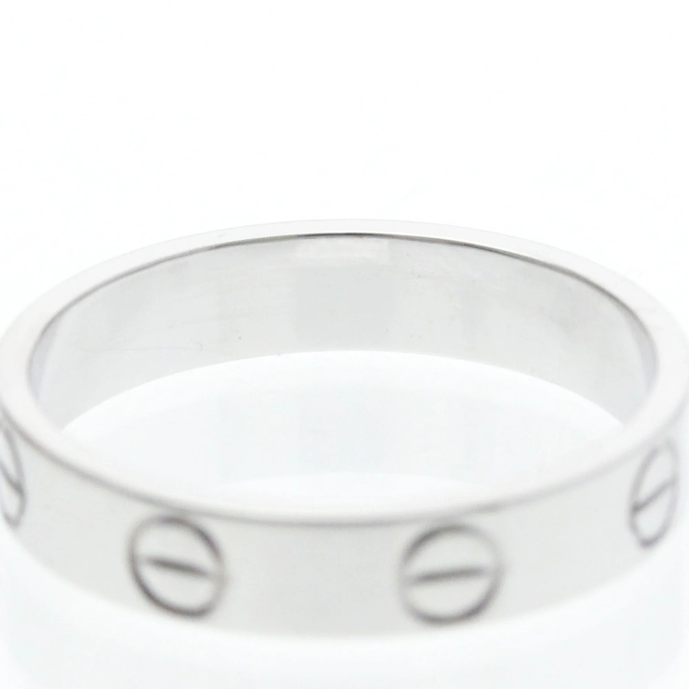 CARTIER 18k Silver Love Ring - Picture 7 of 9
